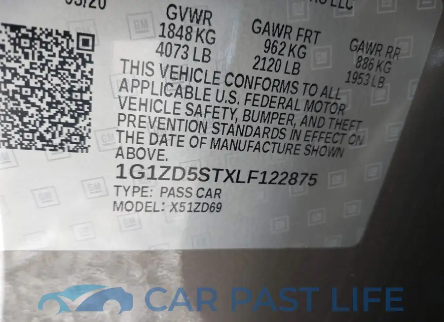 1G1ZD5STXLF122875# 9