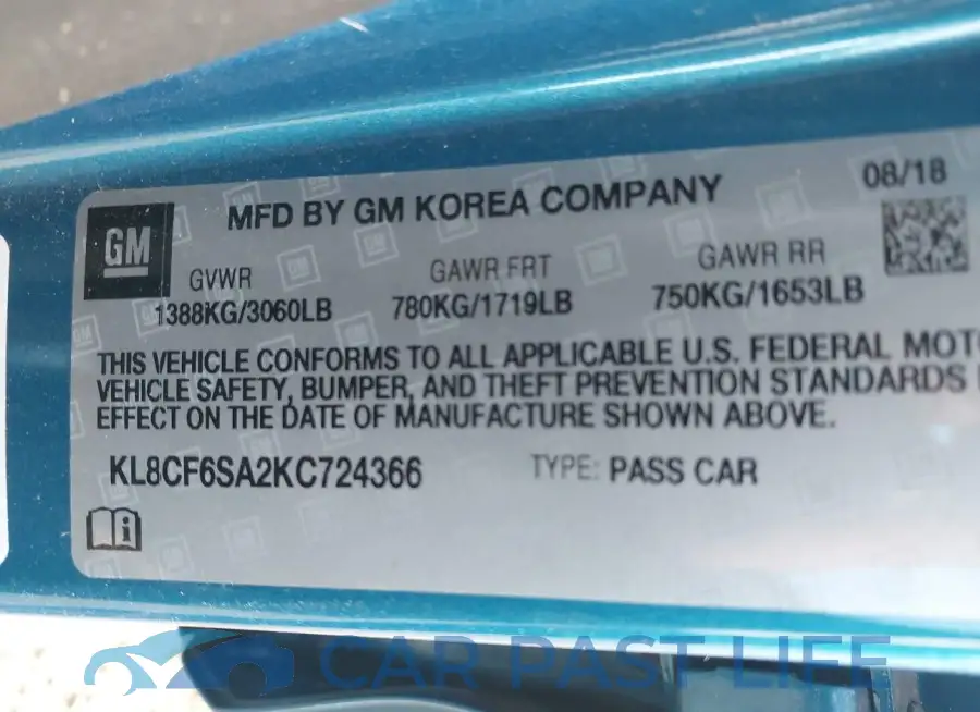 KL8CF6SA2KC724366# 9