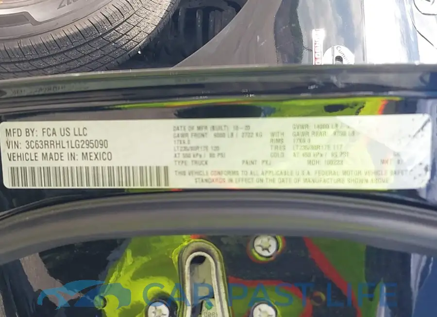3C63RRHL1LG295090# 8