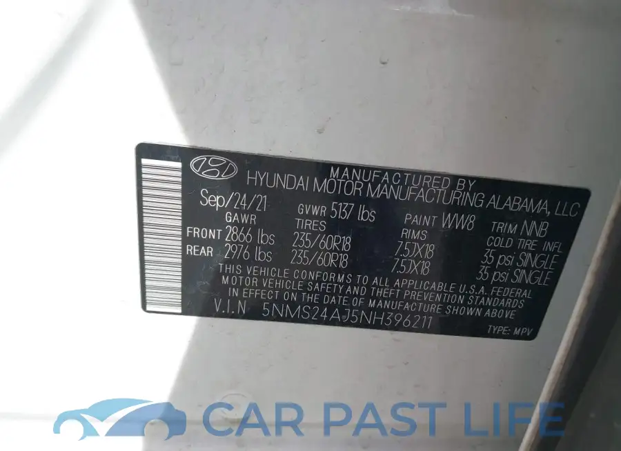5NMS24AJ5NH396211# 9