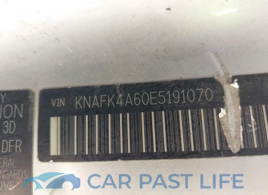 KNAFK4A60E5191070# 12