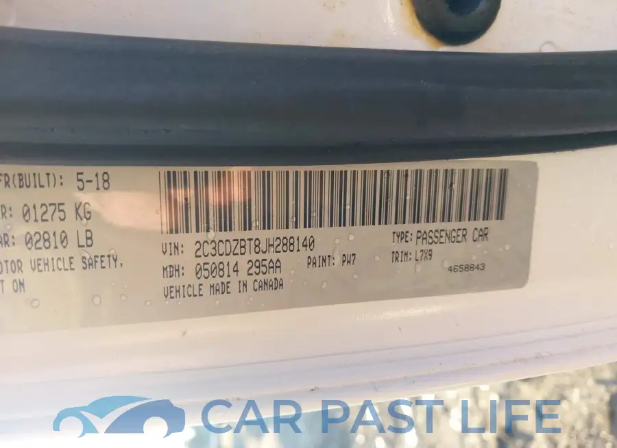 2C3CDZBT8JH288140# 9