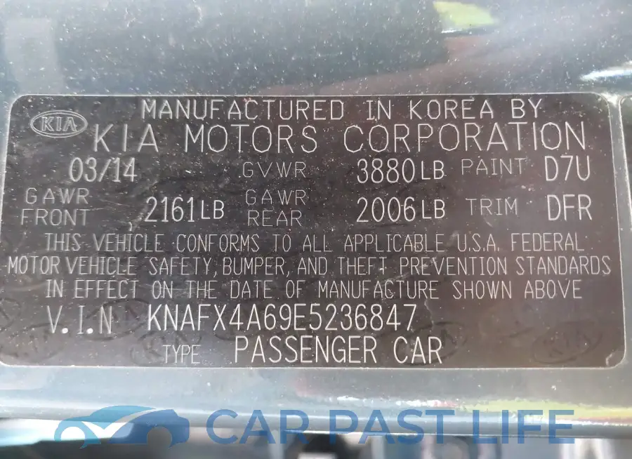 KNAFX4A69E5236847# 9