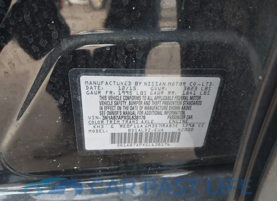 3N1AB7APXGL638176# 9