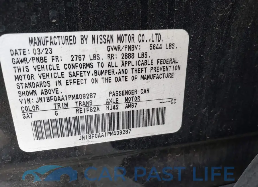 JN1BF0AA1PM409287# 9