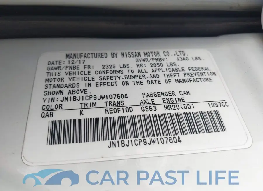 JN1BJ1CP9JW107604# 9