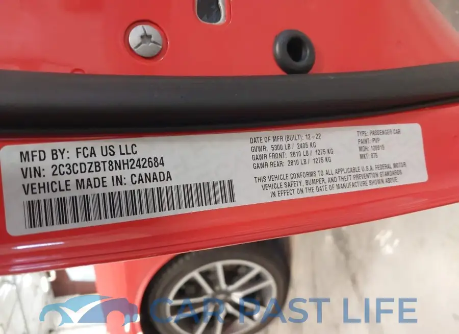 2C3CDZBT8NH242684# 9