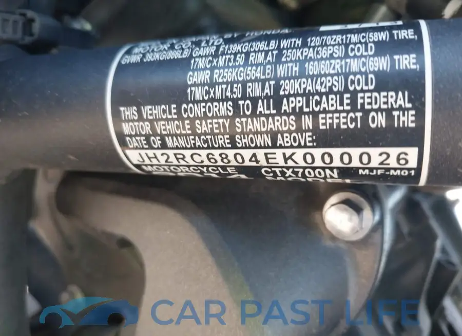 JH2RC6804EK000026# 10