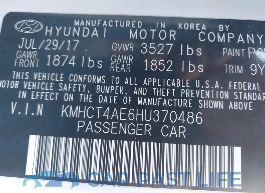 KMHCT4AE6HU370486# 9