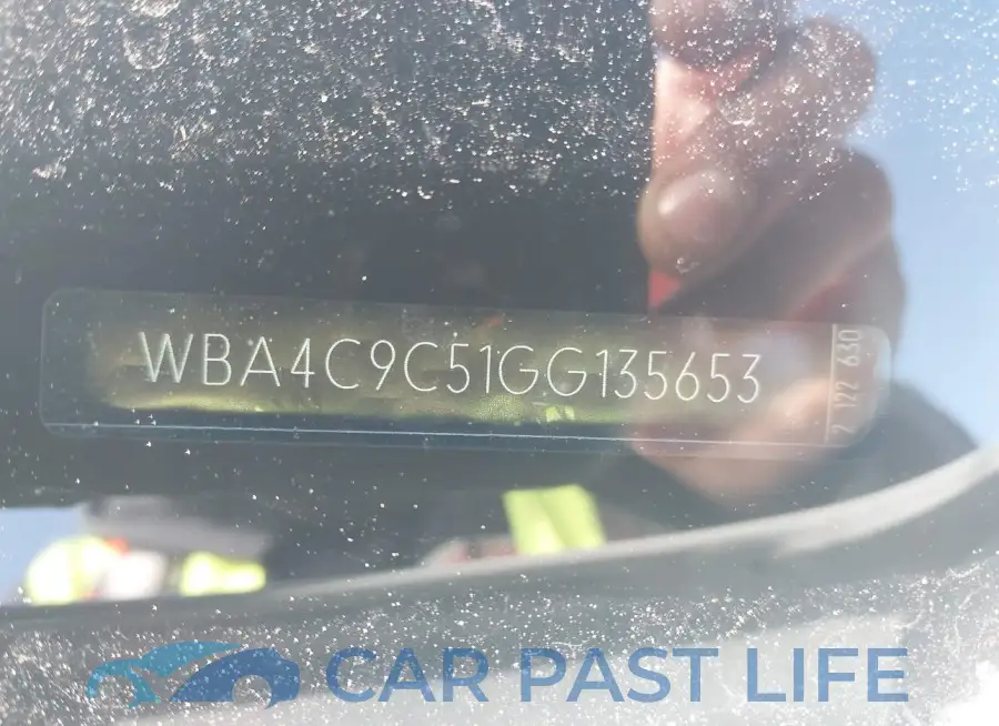 WBA4C9C51GG135653# 9