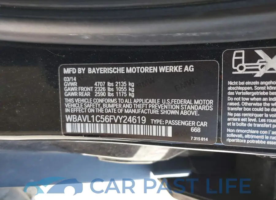 WBAVL1C56FVY24619# 9
