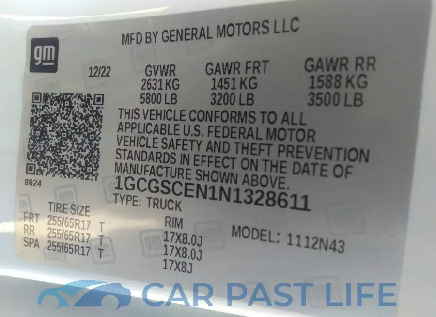 1GCGSCEN1N1328611# 9