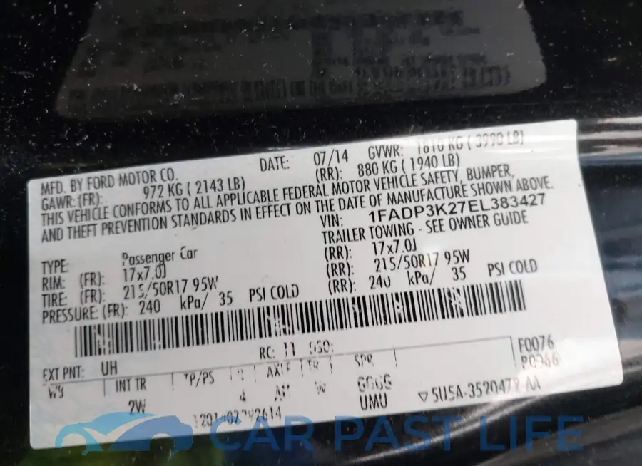 1FADP3K27EL383427# 9