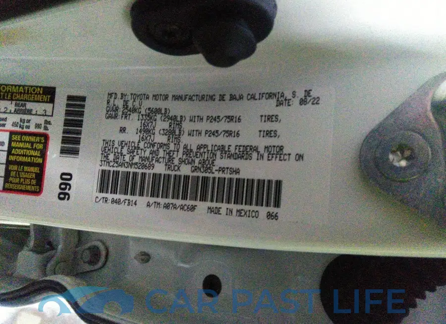 3TMCZ5AN3NM520689# 9