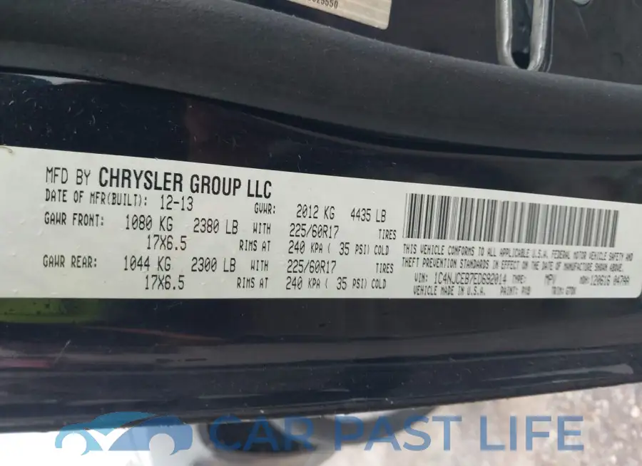 1C4NJCEB7ED692014# 9