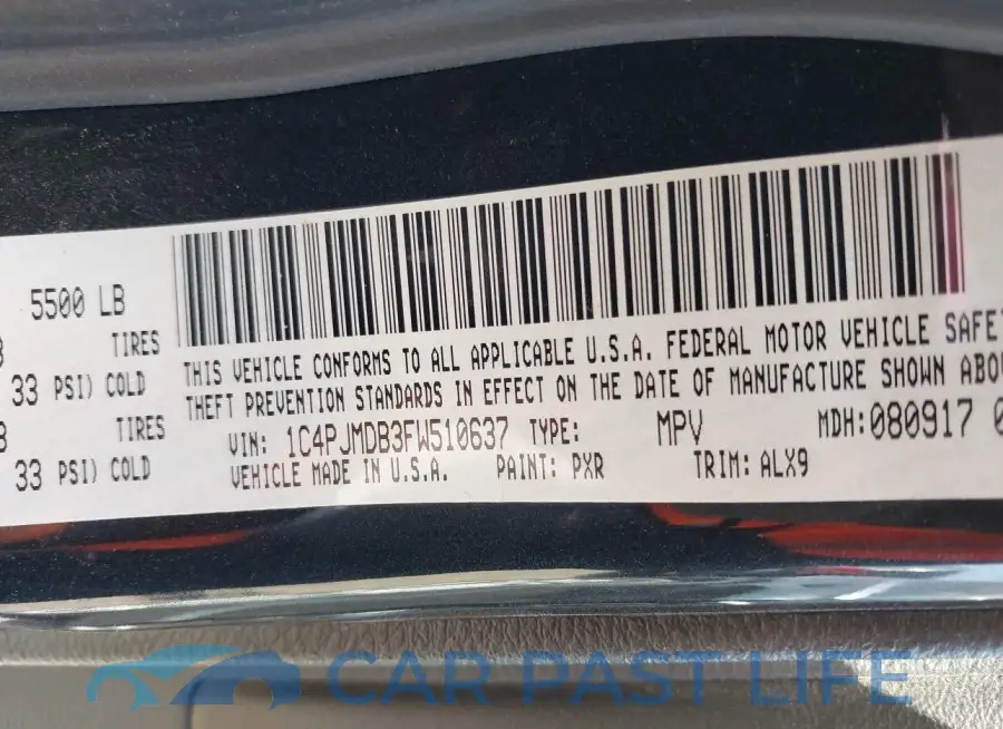 1C4PJMDB3FW510637# 9
