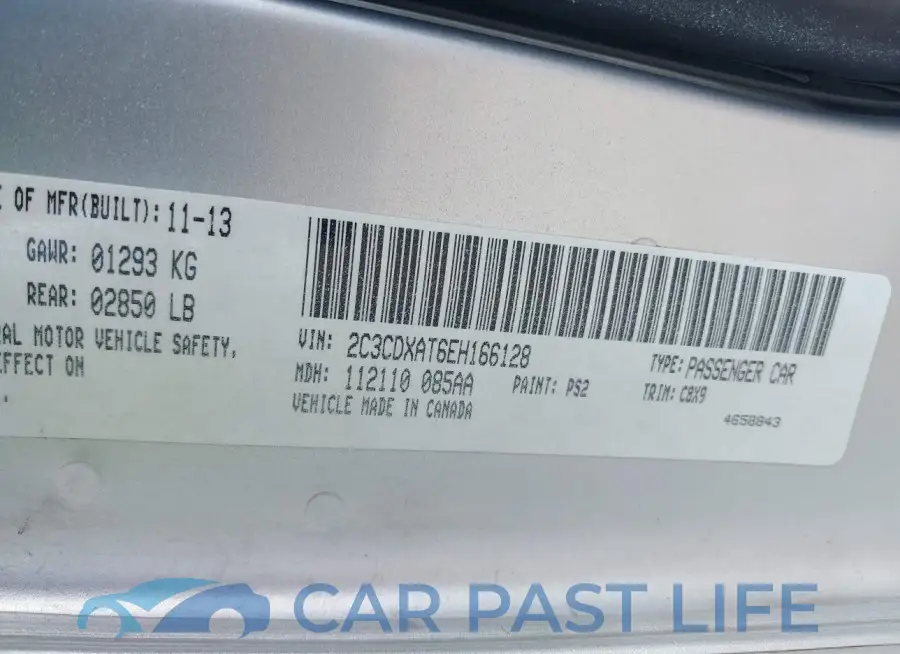 2C3CDXAT6EH166128# 9