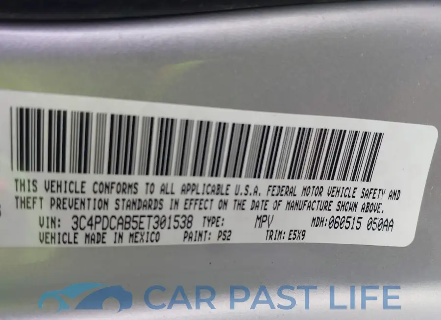 3C4PDCAB5ET301538# 9