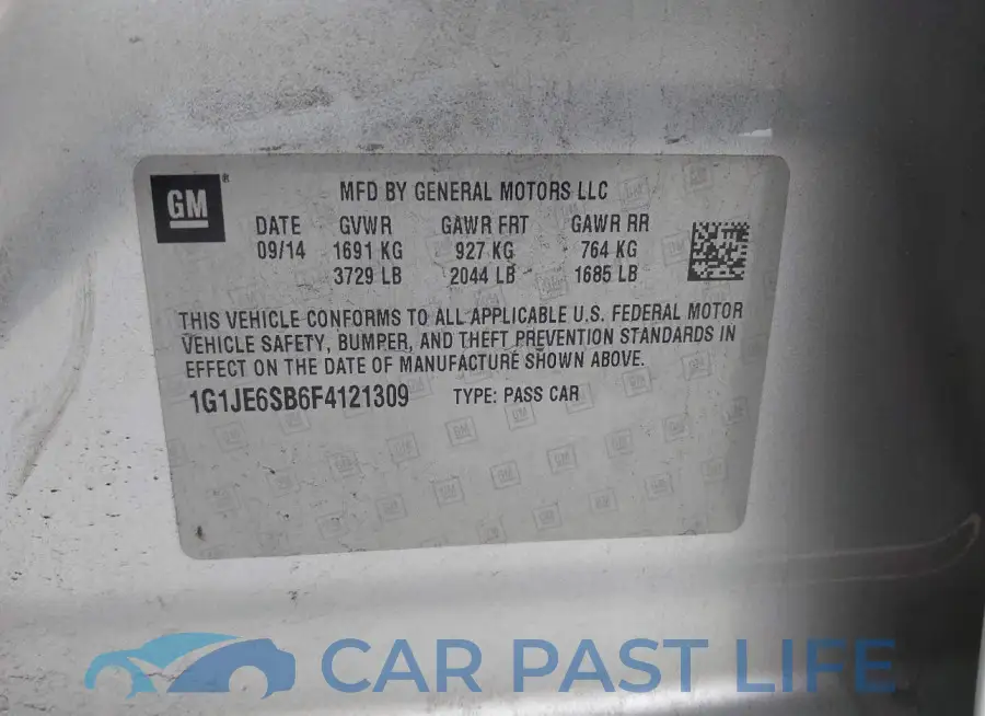1G1JE6SB6F4121309# 9