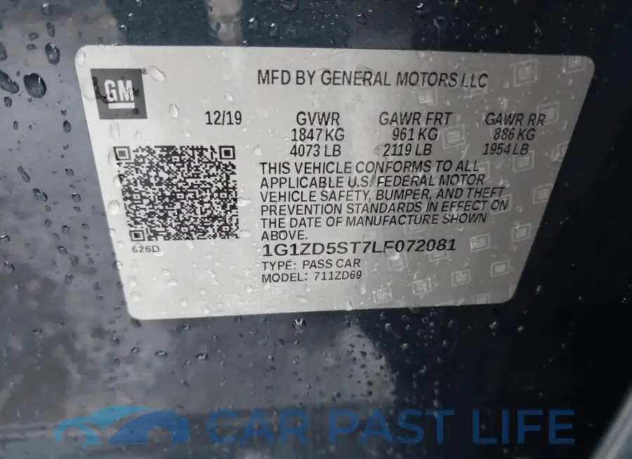 1G1ZD5ST7LF072081# 9