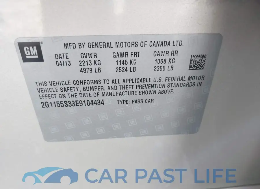 2G1155S33E9104434# 9