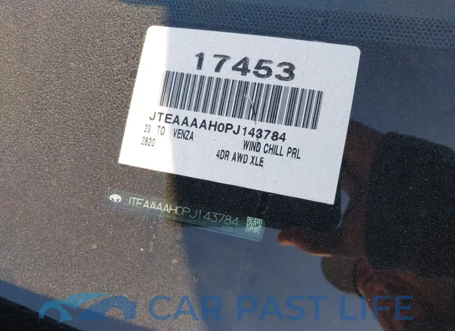 JTEAAAAH0PJ143784# 9