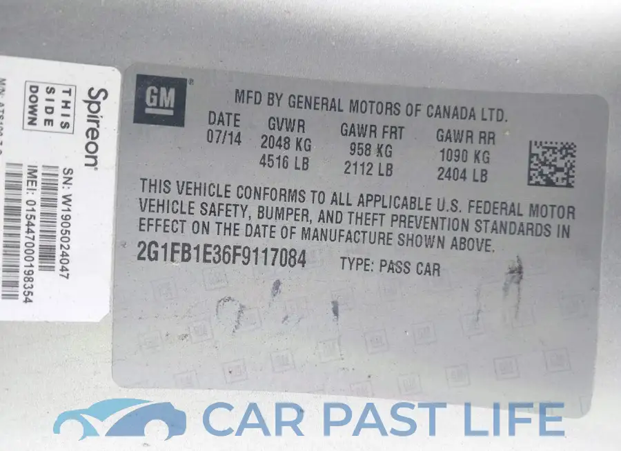 2G1FB1E36F9117084# 9