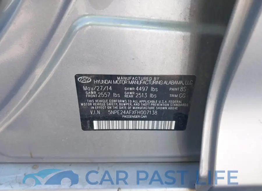 5NPE24AFXFH007138# 9
