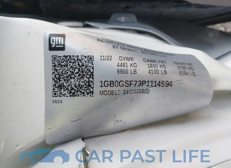 1GB0GSF73P1114594# 8