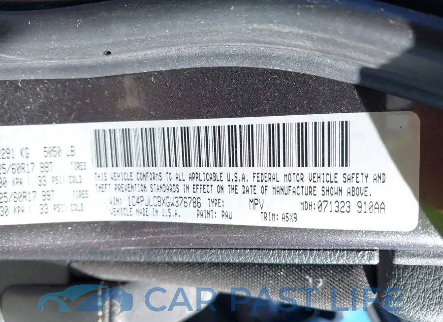 1C4PJLCBXGW376786# 9