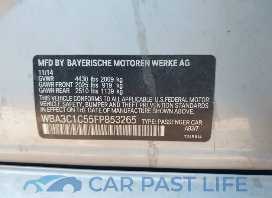 WBA3C1C55FP853265# 9