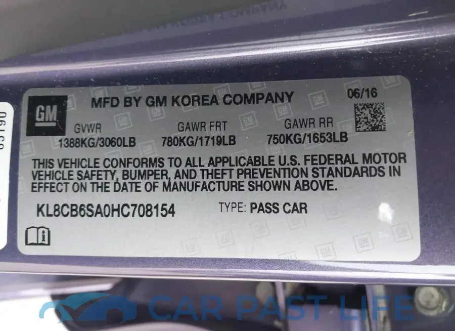 KL8CB6SA0HC708154# 9