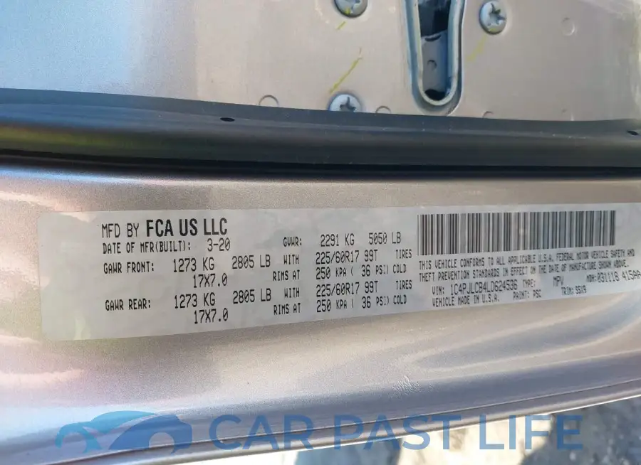 1C4PJLCB4LD624536# 9