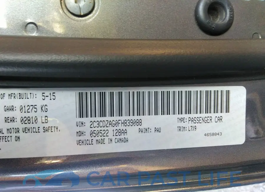 2C3CDZAG0FH839088# 9