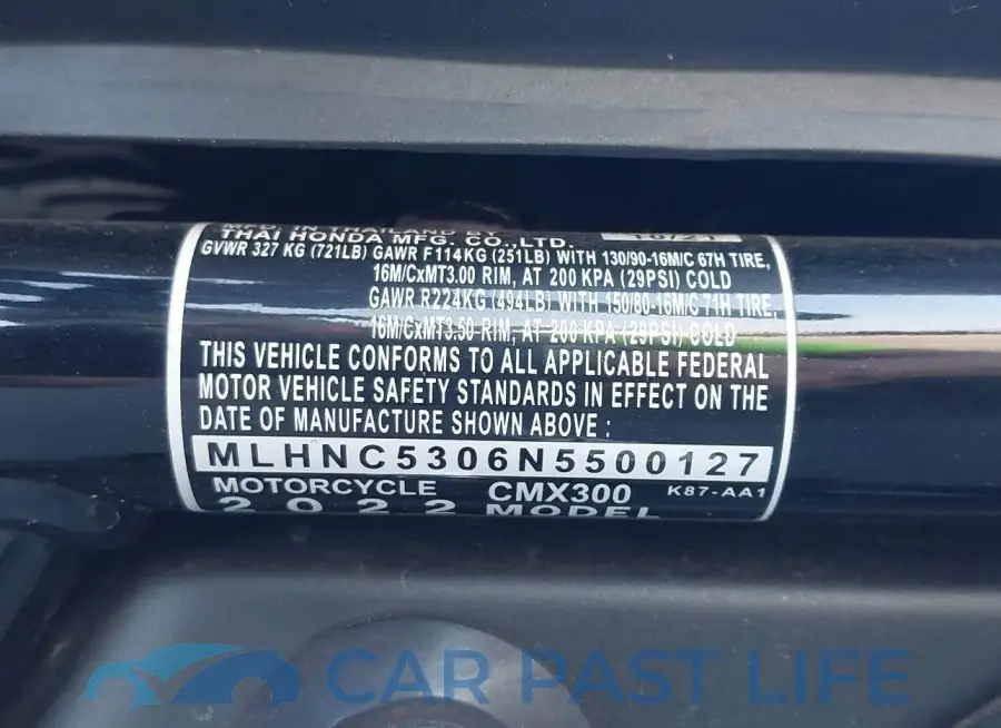 MLHNC5306N5500127# 10