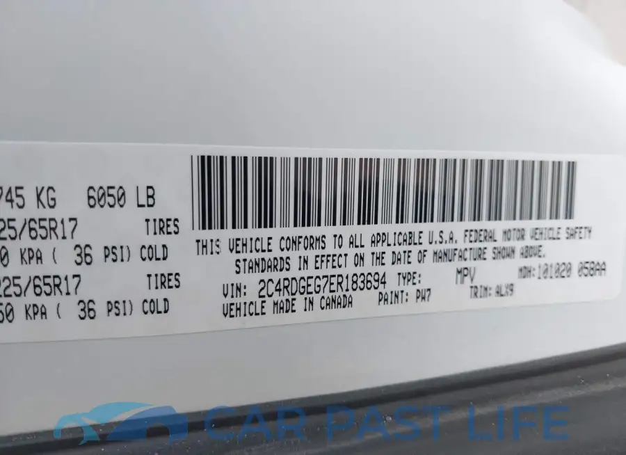 2C4RDGEG7ER183694# 9