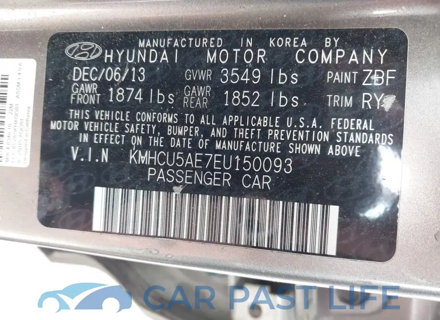 KMHCU5AE7EU150093# 9
