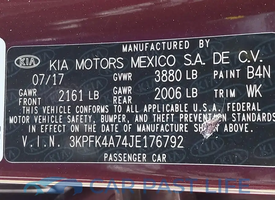 3KPFK4A74JE176792# 9