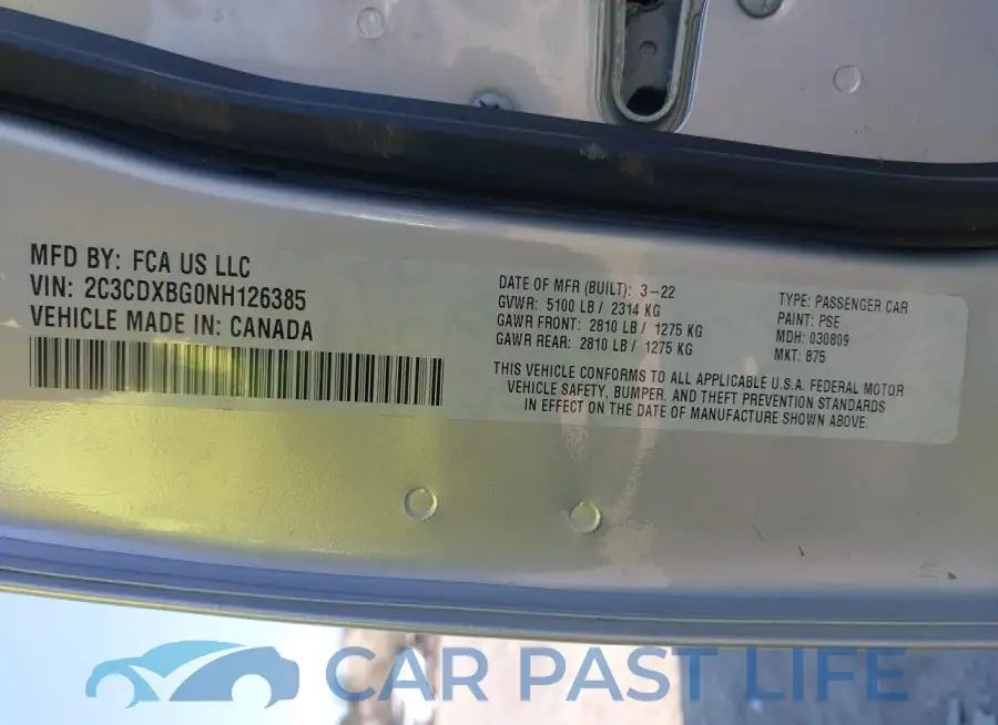 2C3CDXBG0NH126385# 9
