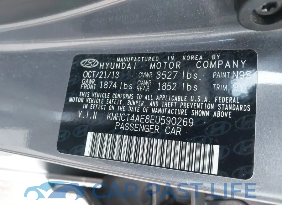 KMHCT4AE8EU590269# 9