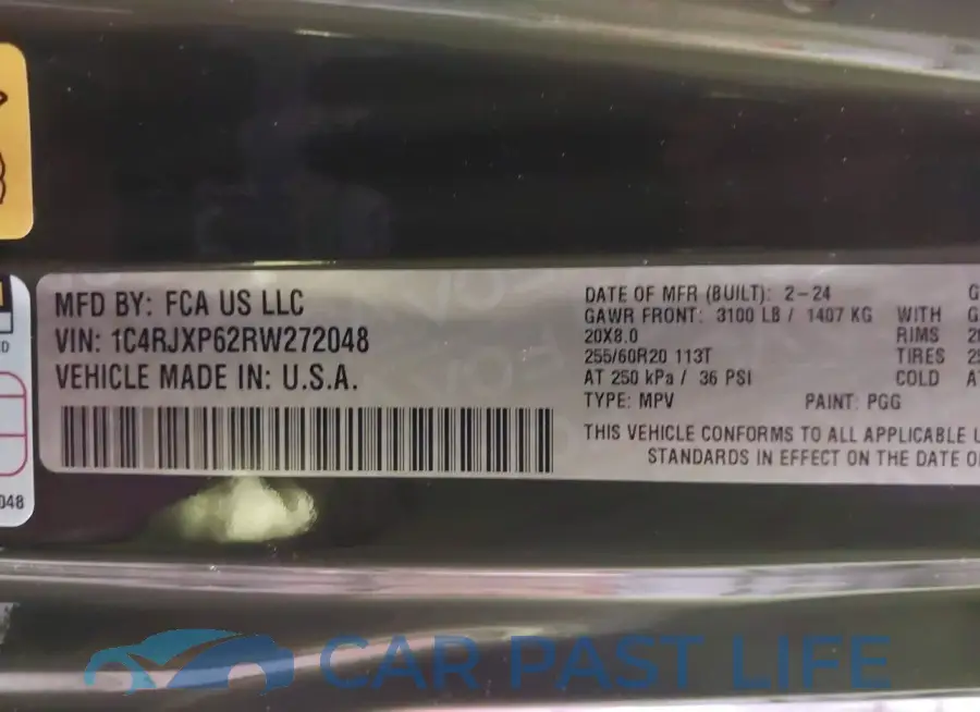 1C4RJXP62RW272048# 9