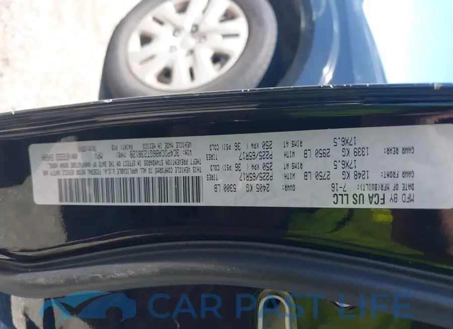 3C4PDCAB6GT238128# 9