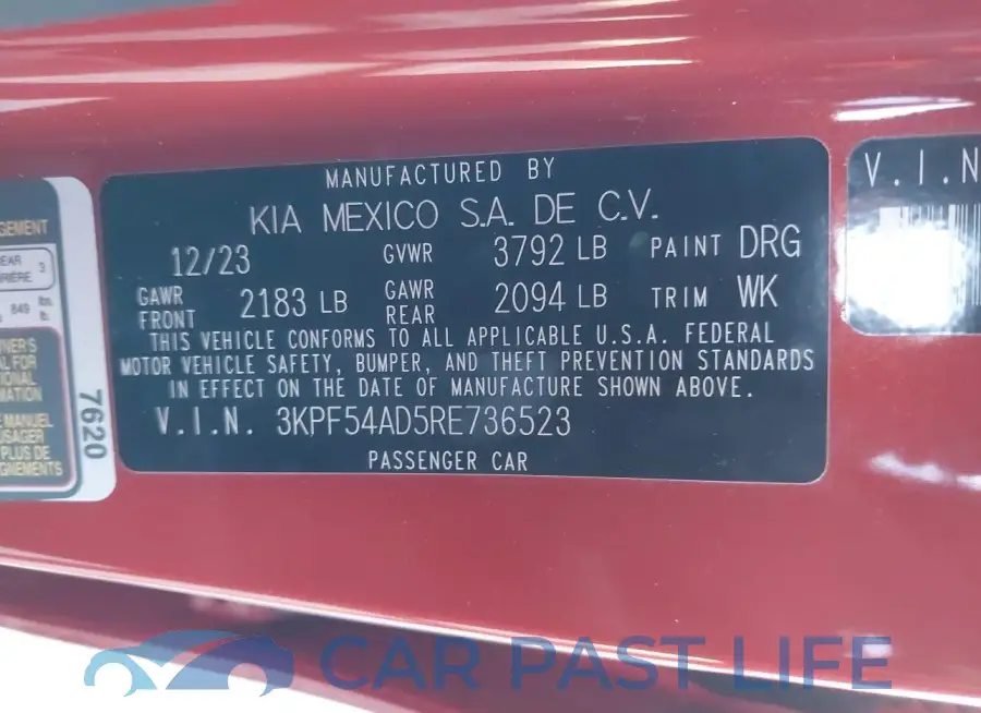 3KPF54AD5RE736523# 9