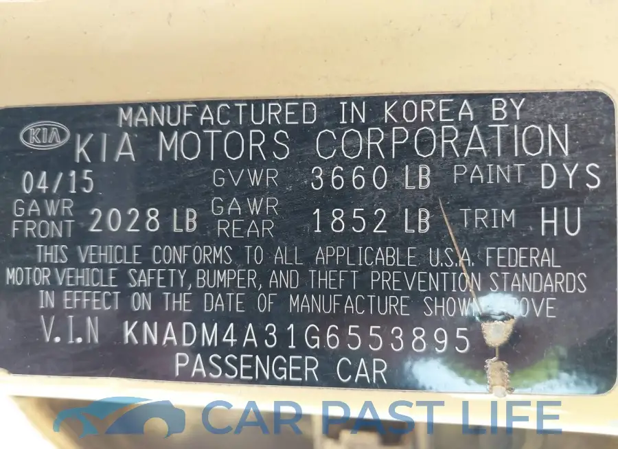 KNADM4A31G6553895# 9