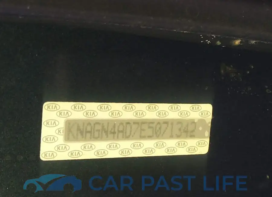 KNAGN4AD7E5071342# 9