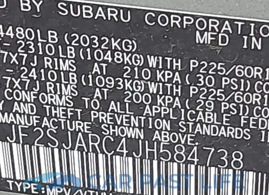 JF2SJARC4JH584738# 9
