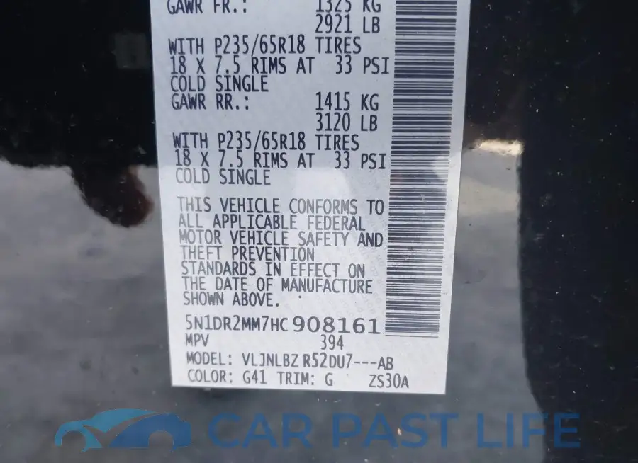 5N1DR2MM7HC908161# 9
