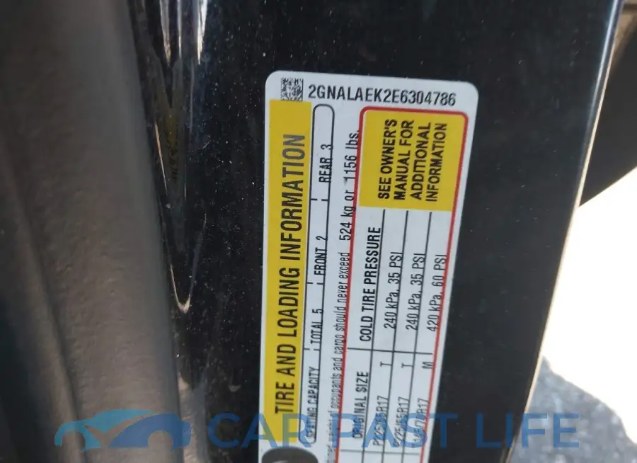 2GNALAEK2E6304786# 9