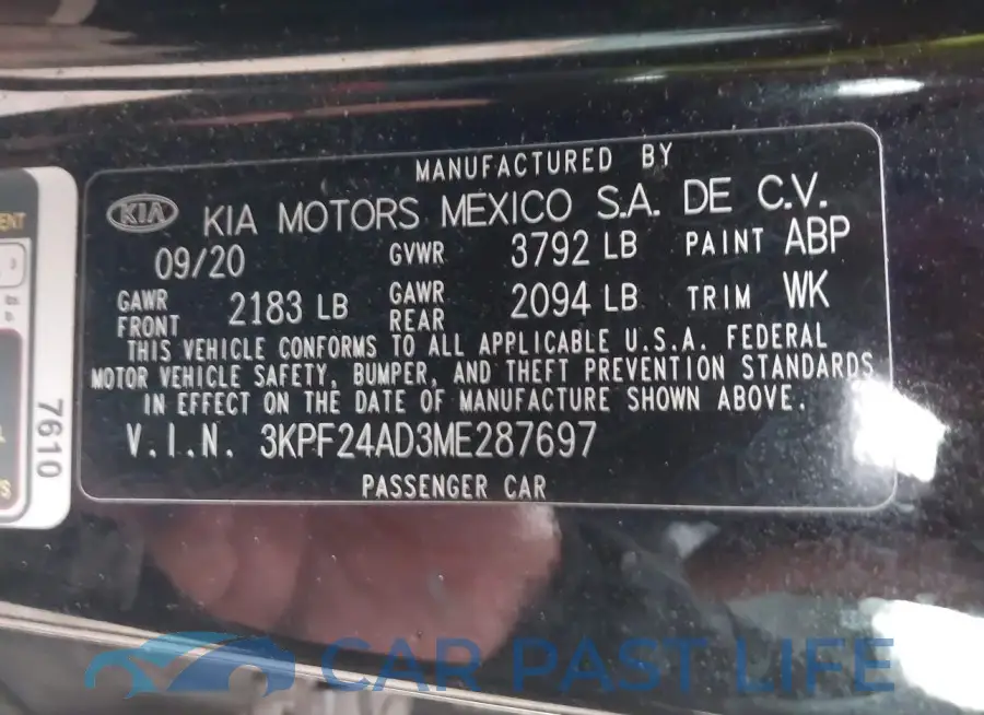 3KPF24AD3ME287697# 9