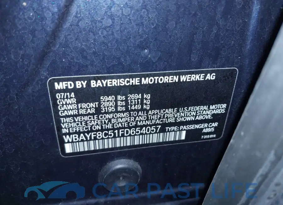 WBAYF8C51FD654057# 9